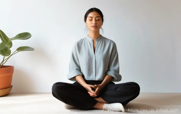 긍정적 정체성을 위한 내적 동기 부여 전략 - **Prompt 1: Inner Peace and Authentic Self-Discovery**
    A serene portrait of a young adult, gende...